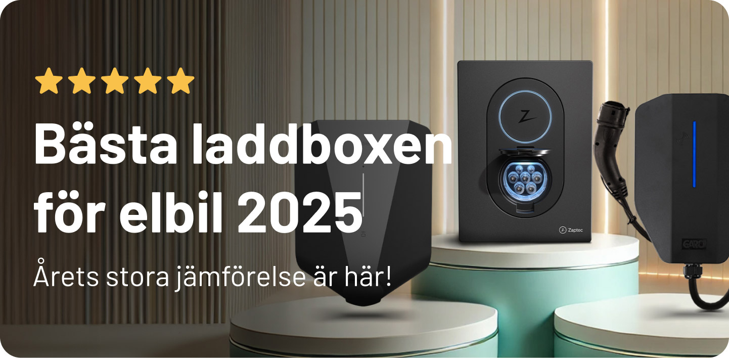 Laddbox Bäst i test 2025. Bästa elbilsladdaren till elbil