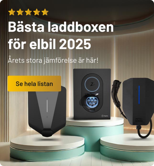 Laddbox Bäst i test 2025. Bästa elbilsladdaren till elbil