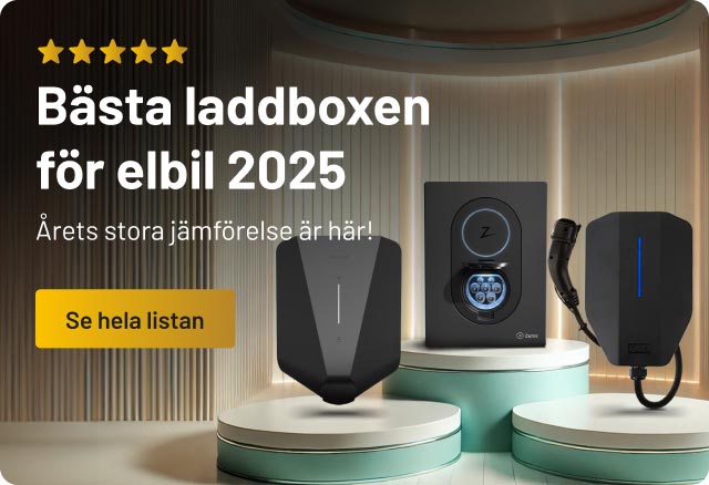 Laddbox Bäst i test 2025. Bästa elbilsladdaren till elbil