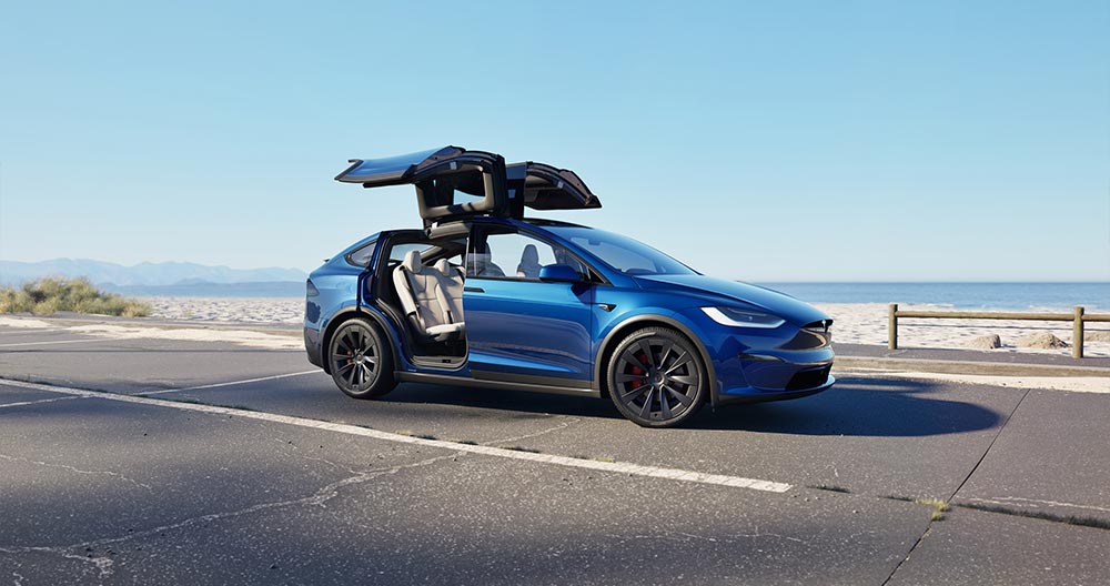 Tesla Model X 7 sitsig elbil