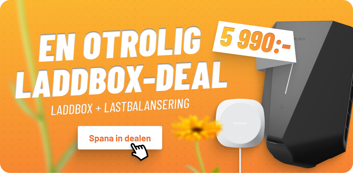 Easee Laddboxpaket med Charge Up och Equalizer
