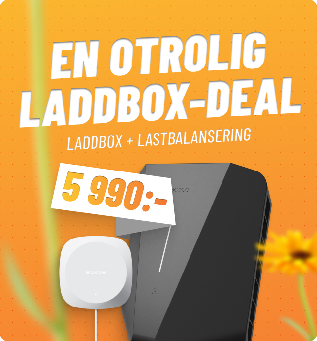 Easee Laddboxpaket med Charge Up och Equalizer