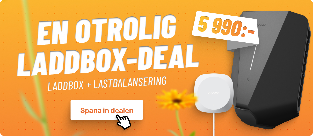 Easee Laddboxpaket med Charge Up och Equalizer