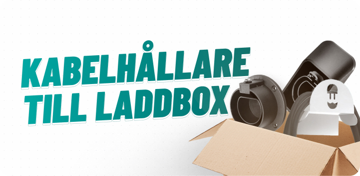 kabelhållare till laddbox och laddkabel