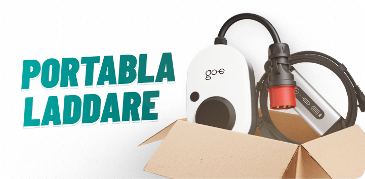 portabla laddboxar och elbilsladdare