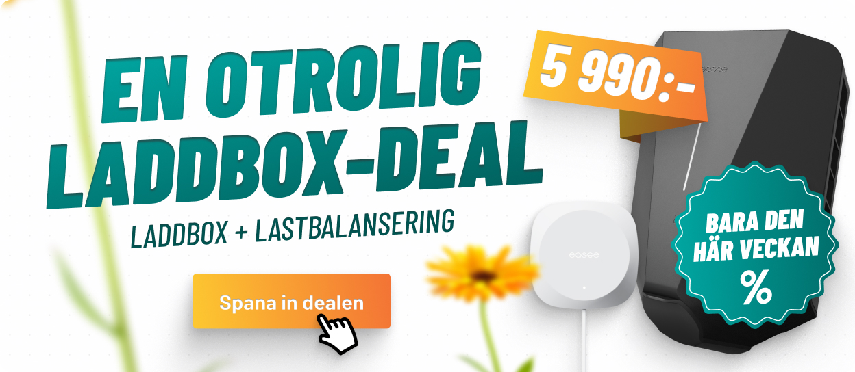 Easee Laddboxpaket med Charge Up och Equalizer
