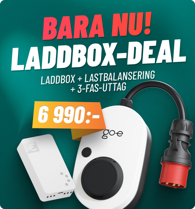 go-e Gemini Flex laddboxpaketet