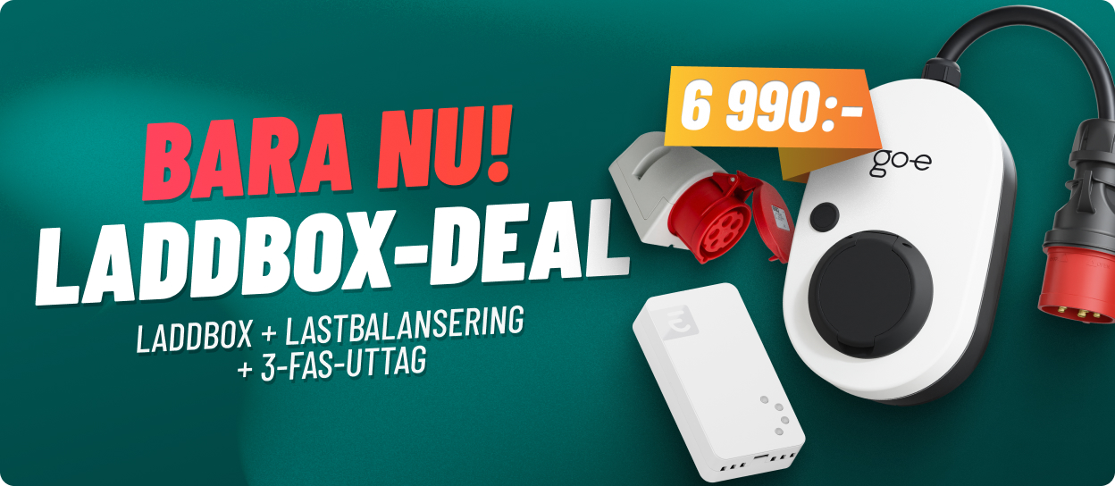 go-e Gemini Flex laddboxpaketet