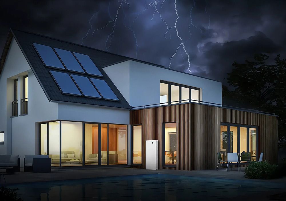Sigenergy SigenStor batterisystem vid villa