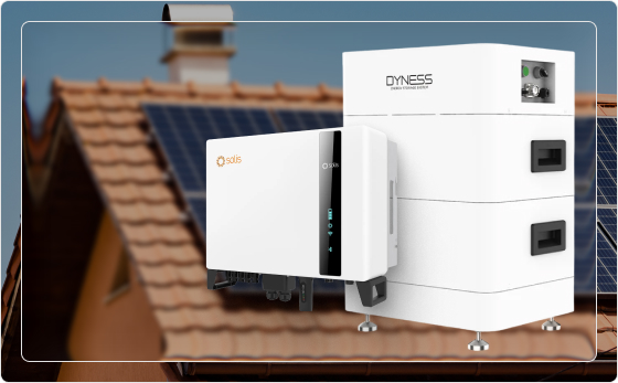 Dyness Tower T7 med Solis S6 10 kW växelriktare