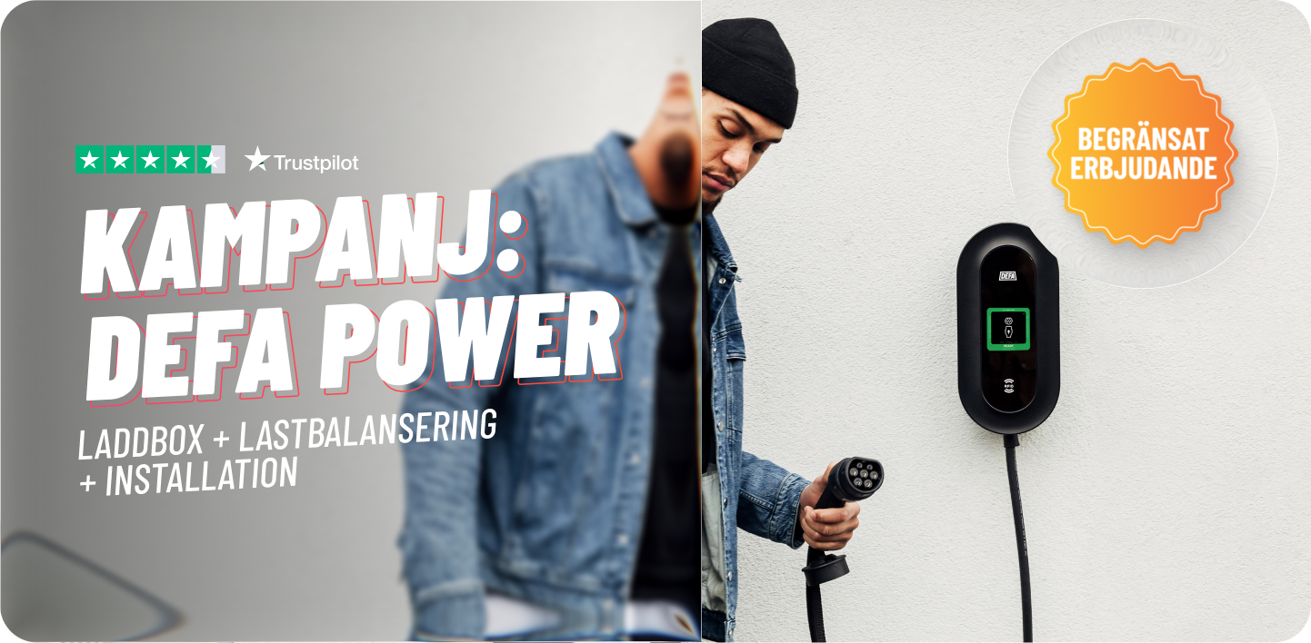 DEFA Power laddboxpaket