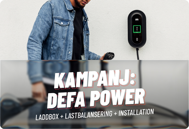 DEFA Power laddboxpaket