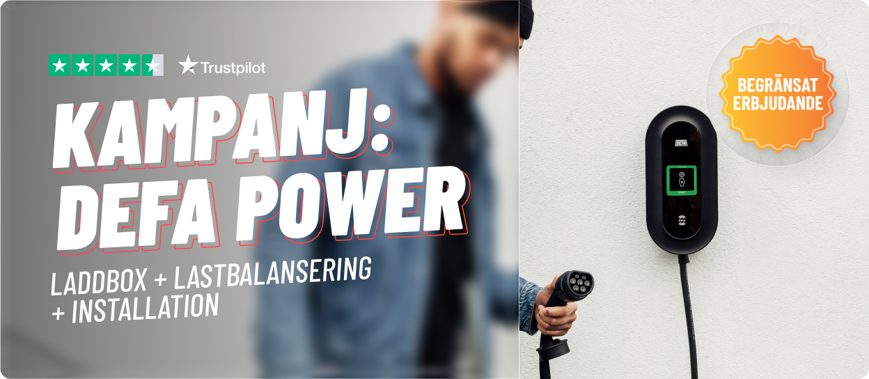 DEFA Power laddboxpaket