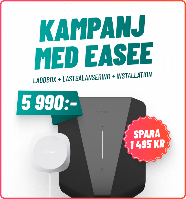 Easee Charge Up Laddbox kampanj
