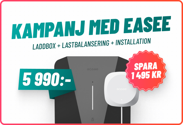 Easee Charge Up Laddbox kampanj