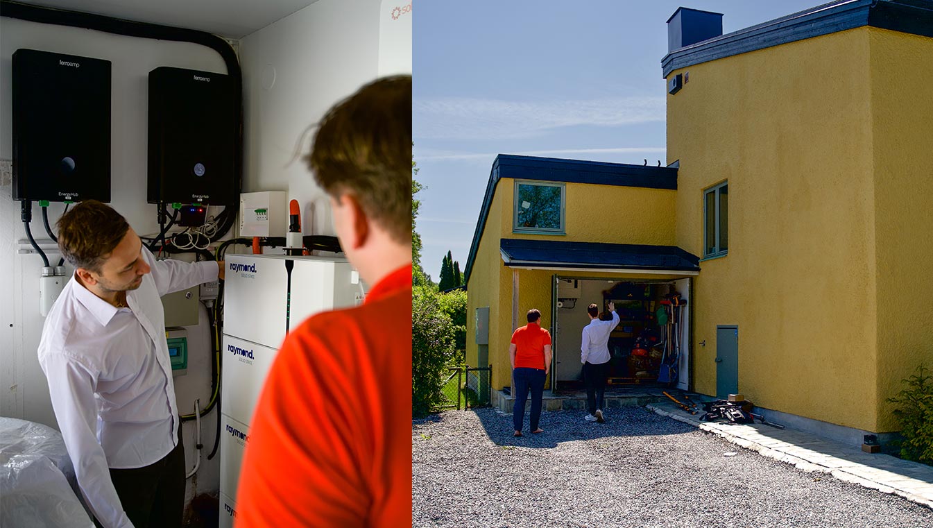 Raymond Solid State batteri i villa