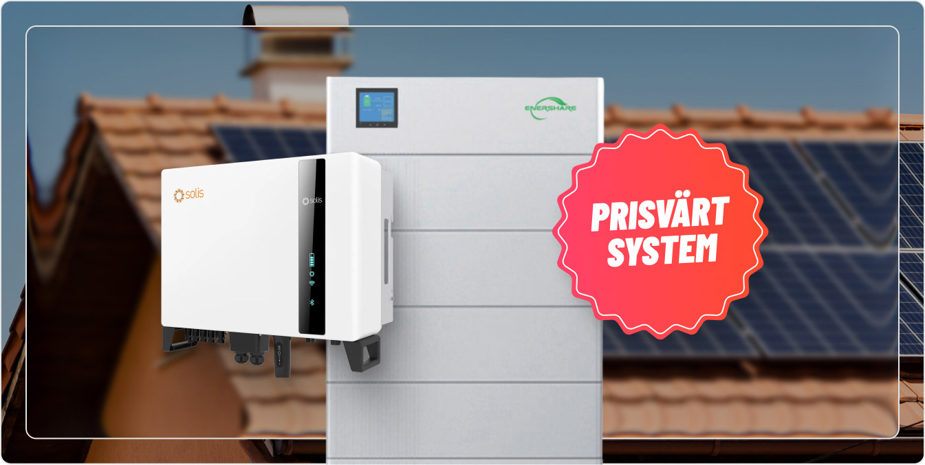 Enershare Energy Core hemmabatteri och Solis S6 växelriktare