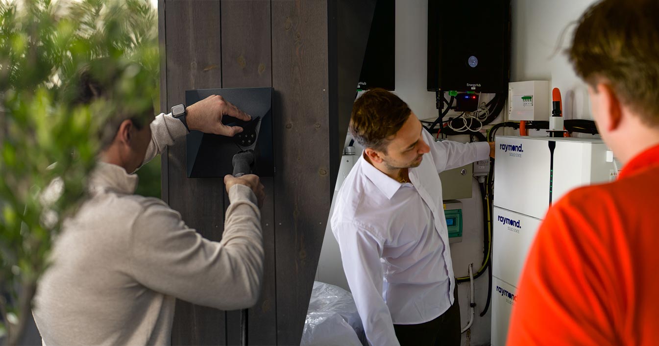 föranmälan av laddbox och batterilager