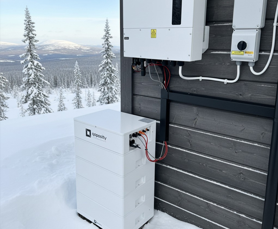 Installation med Qapasity Arctic Series och Solis S6 växelriktare