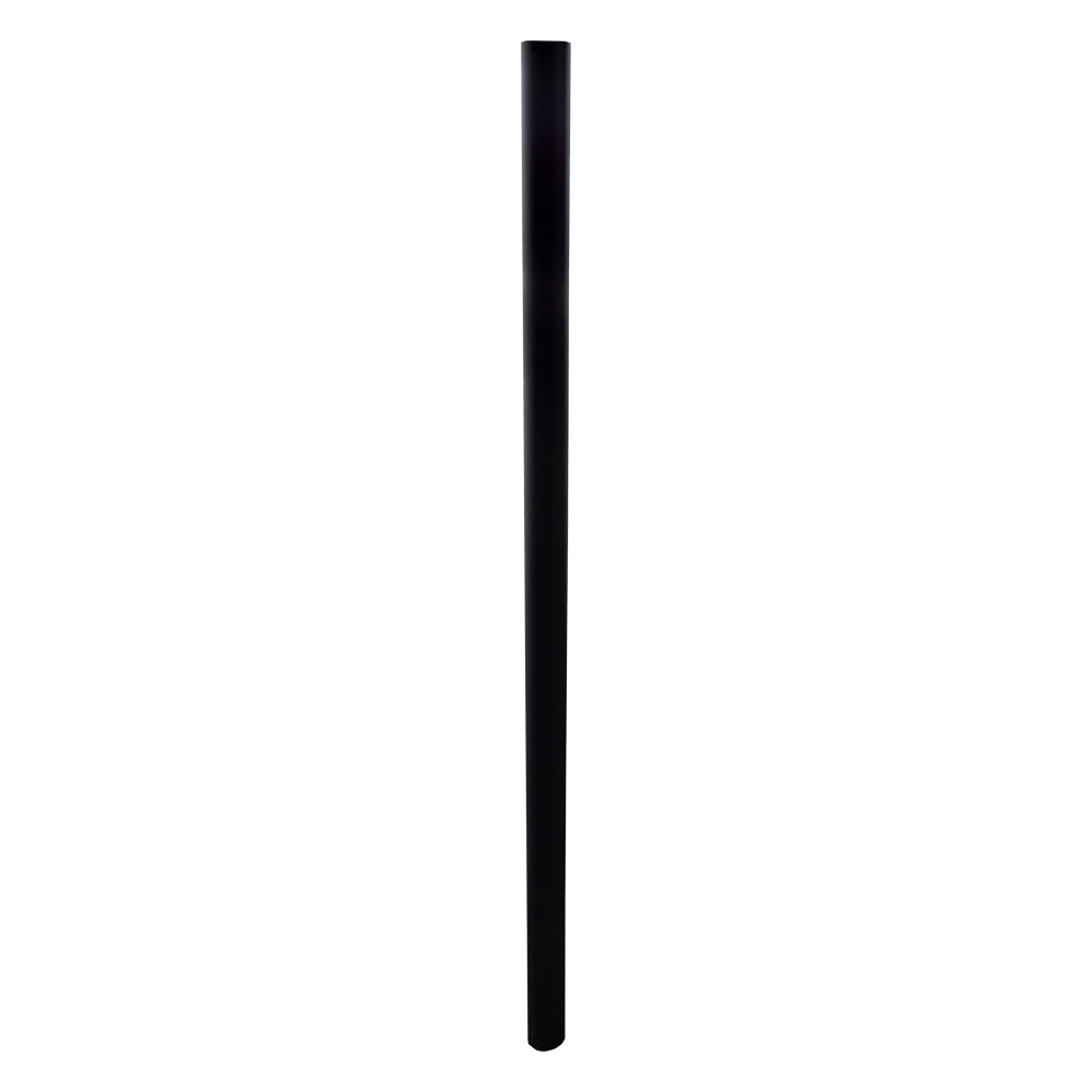 Stolprör 60mm, Svart