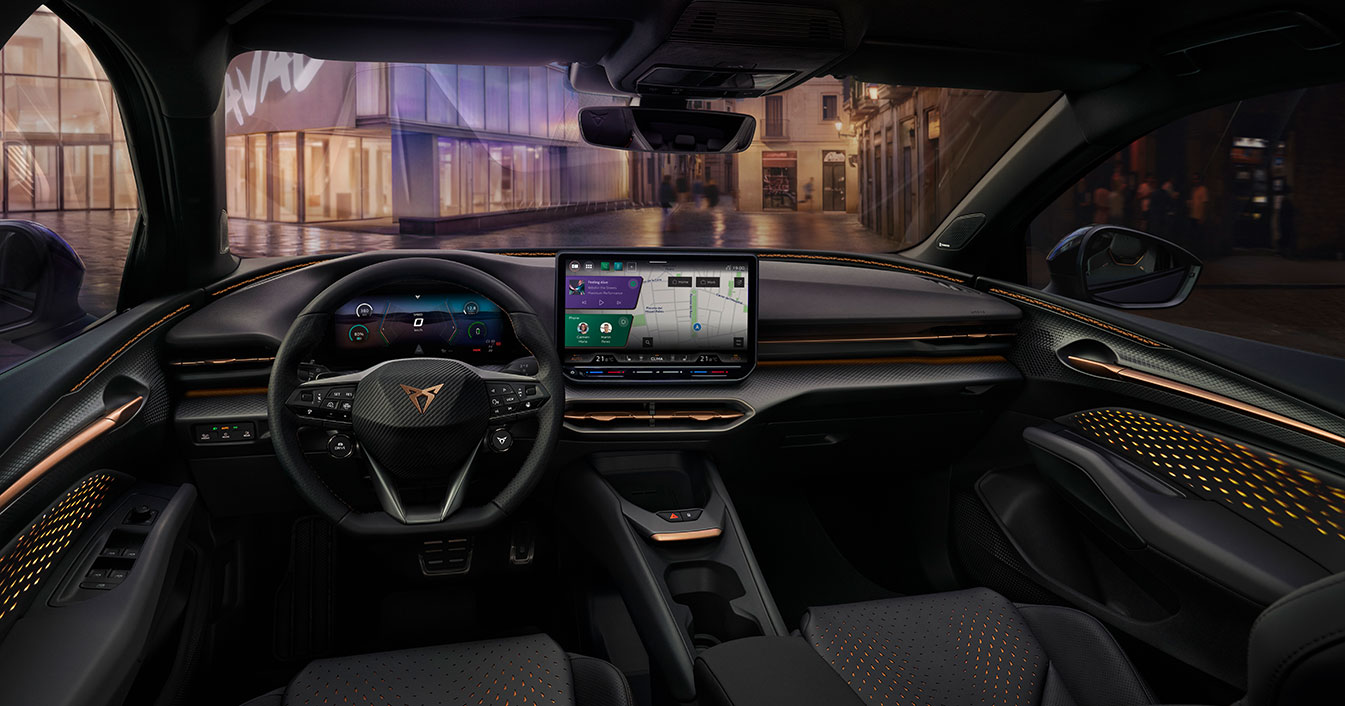 Cupra Raval elbil interiör