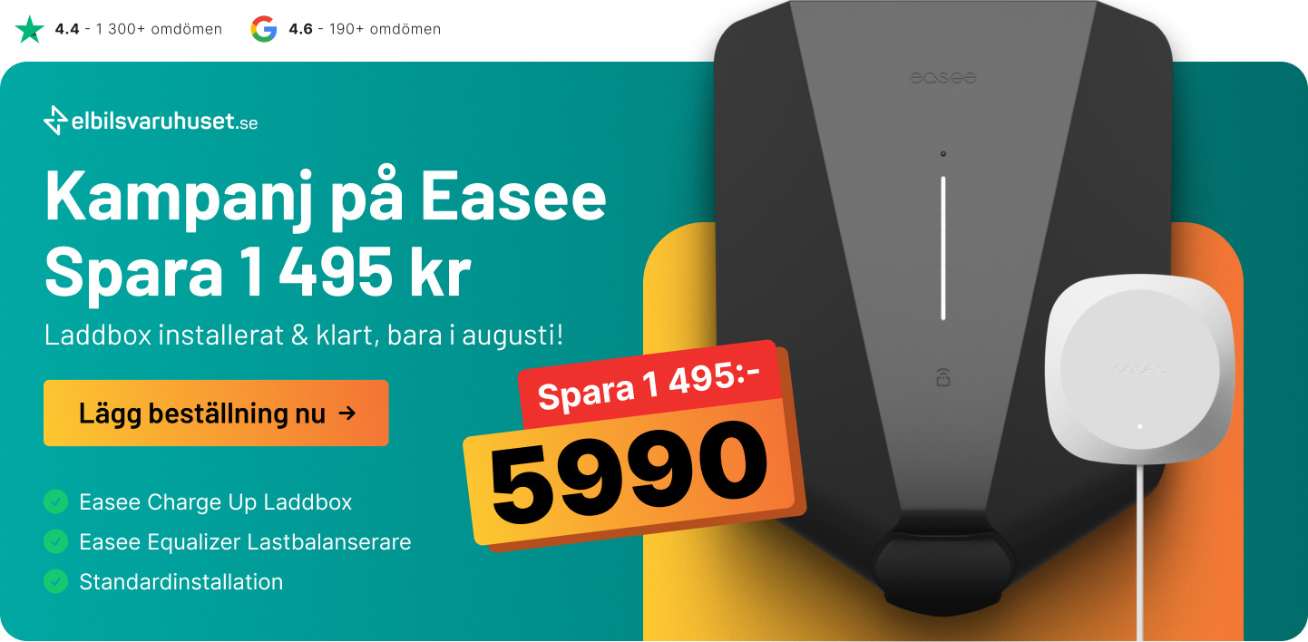 Easee Charge Up Laddbox kampanj
