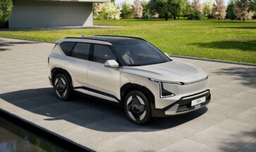Kia EV5 i Sverige Exteriör